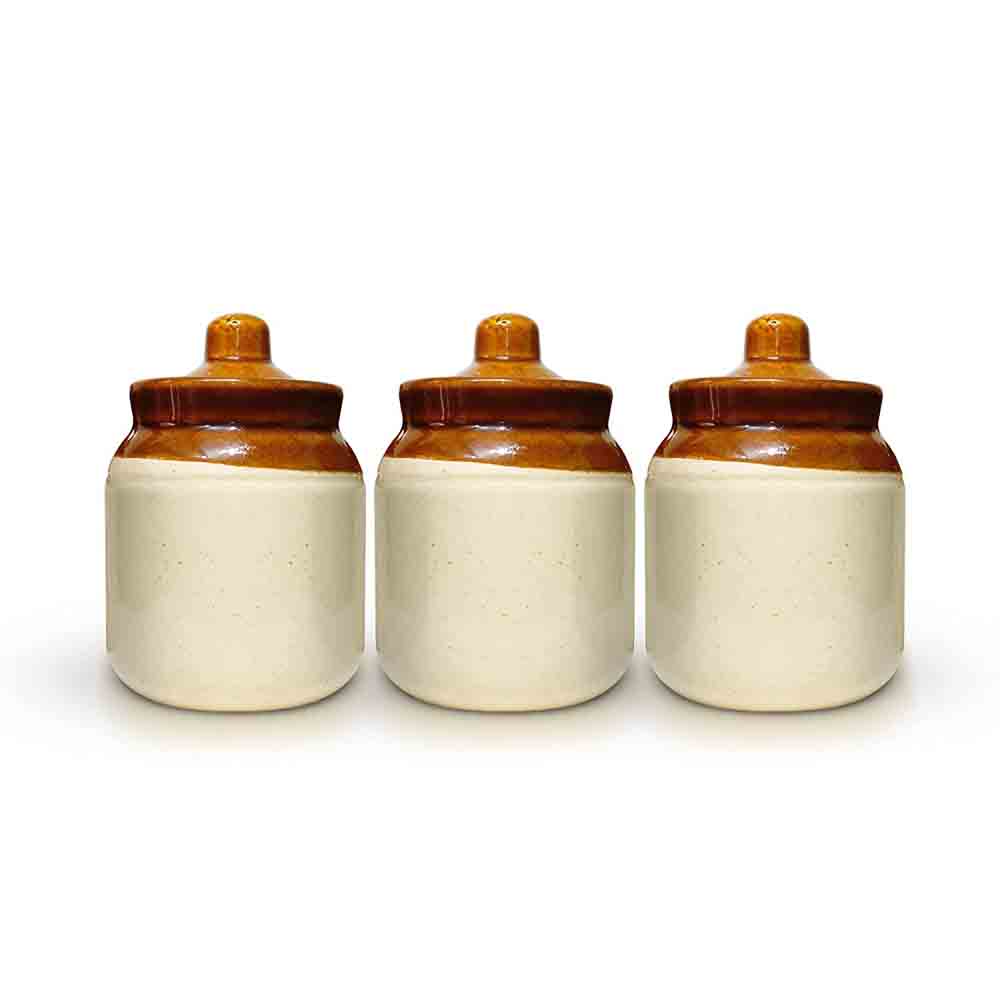 Three Pickel Jar Set